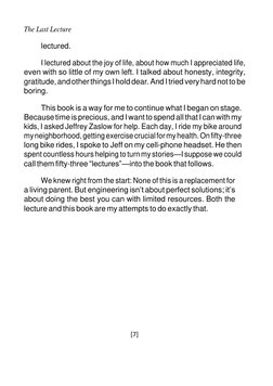 The Last Lecture by Randy Pausch | PDF