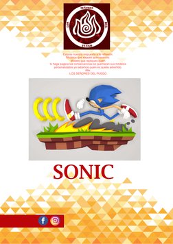 SONIC
Esta es nuestra respuesta a la reﬂexión.
Modelos que saques quemaremos.
Modelo que repliques quien 
lo haga pagara las