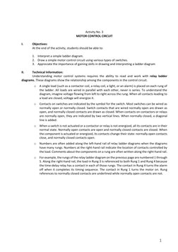 Motor Control Circuit Design Guide | PDF | Relay | Switch