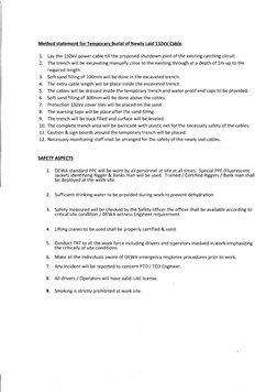 132kV Cable Pulling Method Statement | PDF | Equipment