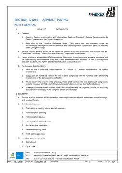 Asphalt Paving Specifications for UAE | PDF | Road Surface ...