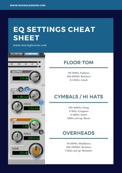 EQ Settings Cheat Sheet for Instruments | PDF | Equalization (Audio ...