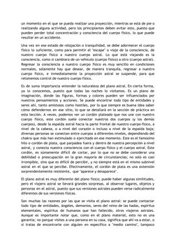 un momento en el que se pueda realizar una proyección, mientras se está de pie o
realizando alguna actividad, pero los princi