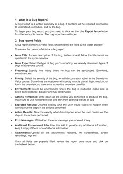 Bug Report Guidelines for uTest Testers | PDF