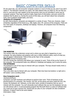 Introduction to Basic Computer Skills | PDF | Operating System ...