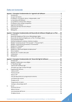 Compilación de Apuntes sobre Conceptos Fundamentales de la Ingeniería de Software - Lic. César Ariel Briano
2
Índice de