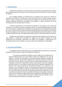Compilación de Apuntes sobre Conceptos Fundamentales de la Ingeniería de Software - Lic. César Ariel Briano
7
1. Introduc