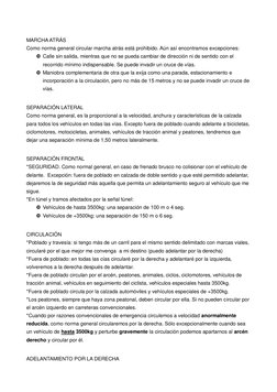 MARCHA ATRÁS 
Como norma general circular marcha atrás está prohibido. Aún así encontramos excepciones: 
 Calle sin salida