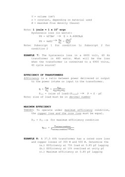 Transformer Principles and Calculations | PDF | Transformer ...