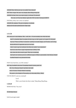 Inside Out Script Excerpts and Dialogue | PDF | Anger | Emotions
