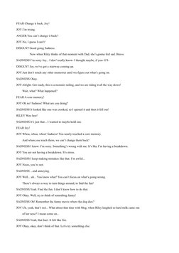 Inside Out Script Excerpts and Dialogue | PDF | Anger | Emotions