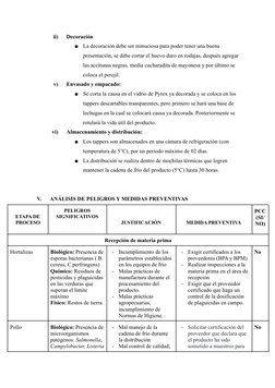 ii)
Decoración
■
La decoración debe ser minuciosa para poder tener una buena
presentación, se debe cortar el huevo duro en ro