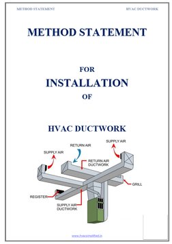 HVAC Ductwork Installation Method | PDF | Duct (Flow) | Equipment