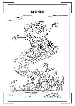 Libro para Colorear de Bob Esponja | PDF