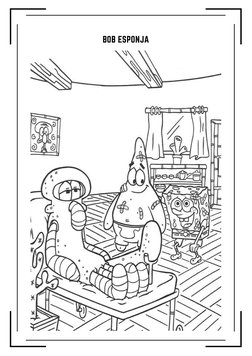 Libro para Colorear de Bob Esponja | PDF