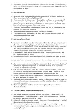 D. Para cerrar la actividad, tomaremos los tallos cortados y con tinta china los sumergiremos y 
en una hoja de dibujo dejare