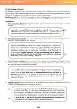 Definiciones preliminares
Los párrafos son bloques o divisiones en el texto que empiezan con letra mayúscula y terminan con u