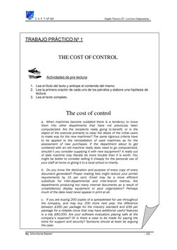 I. S. F. T. Nº 182 
Inglés Técnico II – Lectura Comprensiva - 
- 10 - 
Mg. Silvia Karina Roselot 
 
 
 
 
 
 
 
TRABAJO PRÁCT