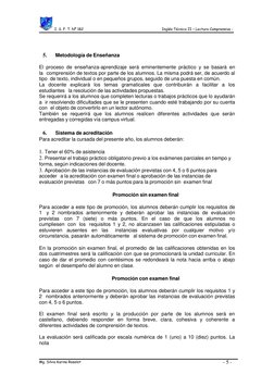 I. S. F. T. Nº 182 
Inglés Técnico II – Lectura Comprensiva - 
- 5 - 
Mg. Silvia Karina Roselot 
 
 
 
 
 
5. 
Metodología de