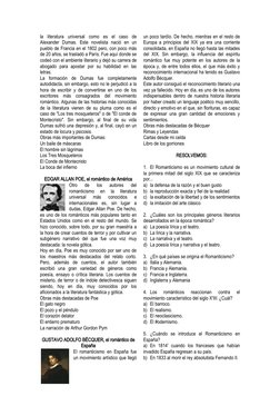 la  literatura  universal  como  es  el  caso  de
Alexander  Dumas.  Este  novelista  nació  en  un
pueblo de Francia en el 1