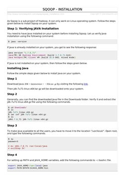 Install Sqoop | PDF