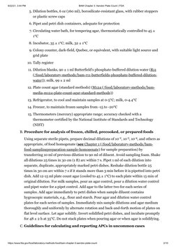 FDA BAM Chapter 3: Aerobic Plate Count | PDF | Colony Forming Unit ...