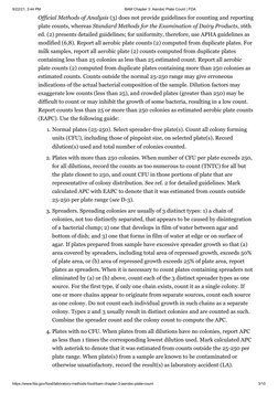 FDA BAM Chapter 3: Aerobic Plate Count | PDF | Colony Forming Unit ...