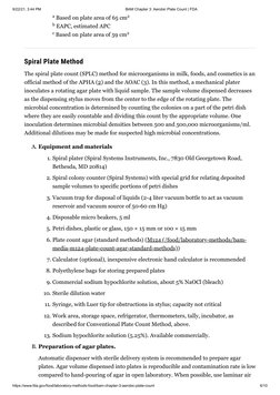 FDA BAM Chapter 3: Aerobic Plate Count | PDF | Colony Forming Unit ...