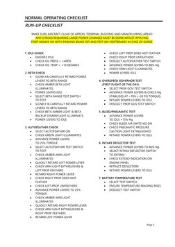 DHC-6 Twin Otter Normal Checklist | PDF | Switch | Flap (Aeronautics)