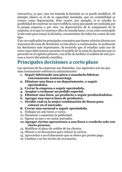 Decisiones Efectivas a Corto Plazo | PDF | Toma de decisiones | Costo