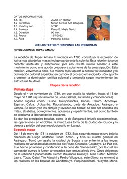 DATOS INFORMATIVOS: 
1.1.  IE.   
 
 
:  
JDZO- N° 40092 
1,2   Directora 
 
: 
Mirian Teresa Aco Coaguila. 
1,3   Grado y se