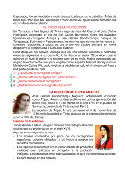 Capturado, fue sentenciado a morir descuartizado por ocho caballos. Antes de 
morir dijo: ‘Por este Sol, aprended a morir com