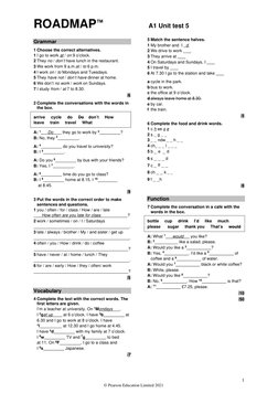 Unit Test 5 PDF | PDF | Food And Drink | Linguistics