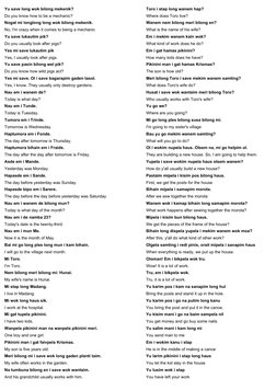 Essential Tok Pisin Phrases Guide | PDF | Language Arts & Discipline