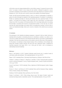 will be able to assess my strategic planning skills in a more effective manner. To measure the success of this
action, I am g