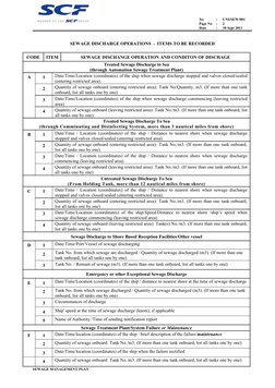 Sewage Record Book Template | PDF | Technology & Engineering