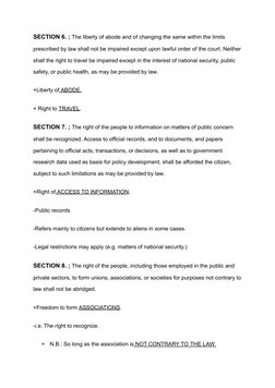 Summary of Philippine Bill of Rights | PDF | Search And Seizure ...