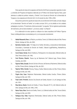 Estos apuntes de clases de la asignatura de Derecho Civil III fueron preparados siguiendo el orden 
y contenidos del Programa