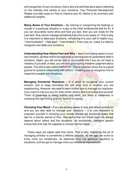 5  
  
and recognition of your emotions, that is why the activities were about reflecting 
on the intensity and variety of yo