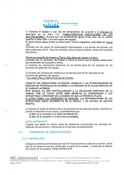 TECHNOLOGY & EQUIPMENT 
.,,,,,, 
. -
1) Conecte el equipo a una red de alimentación de acuerdo a la Entrada CA 
descripta 
en