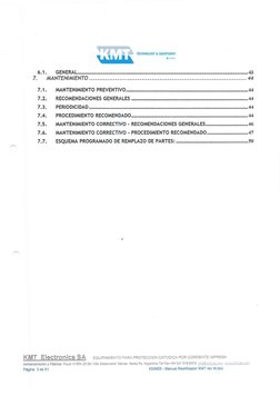 , ►J ' e ~ 
TECHNOLOGY á EQUIPMENT 
.,,,,,, 
···~ 
6.1. 
GENERAL ............................................................