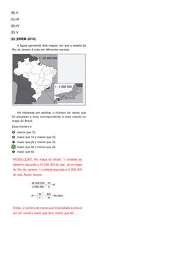 Exercícios de Escala para o ENEM | PDF