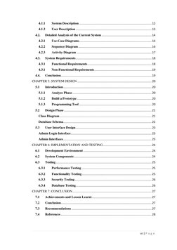 vi | P a g e  
 
4.1.1 
System Description ..................................................................................