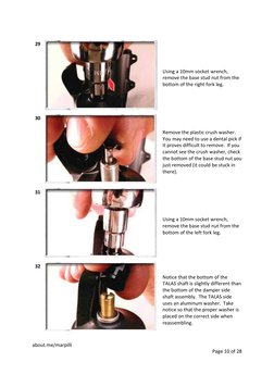 Outil De Charge Fox Talas I/II IFP – Wss – Service Suspension Pro