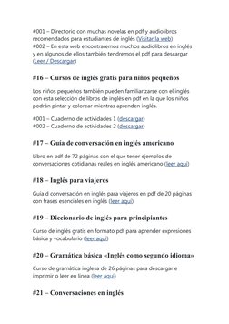 Libros PDF gratis para aprender inglés | PDF | Verbo | Idioma en Inglés