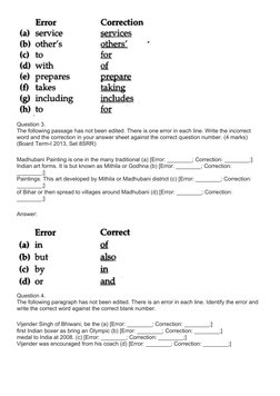 Class 10 Editing Exercises with Answers | PDF | Teaching Methods ...