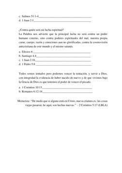 c. Salmos 51:1-4_____________________________________ 
d. 1 Juan 2.1________________________________________ 
 
¿Contra quién