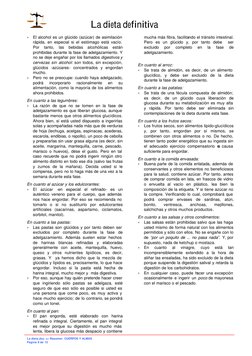 La dieta definitiva 
 
La dieta.doc => Resumen  CUERPOS Y ALMAS