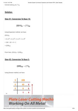 Number System Conversion Exercises PDF | PDF | Decimal | Numbers
