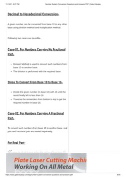 Number System Conversion Exercises PDF | PDF | Decimal | Numbers